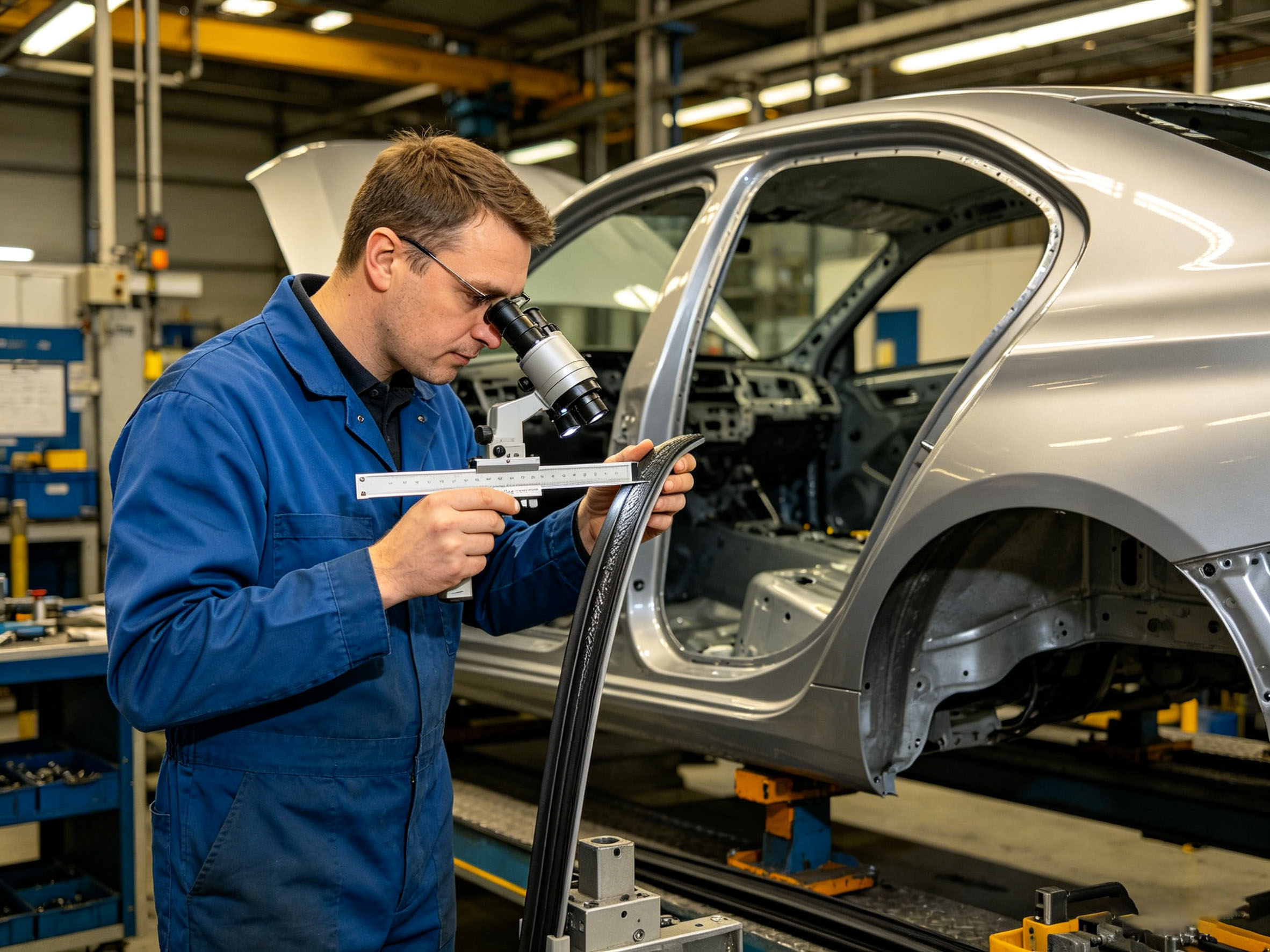 Rebarbação de borracha para vedações automotivas (2)